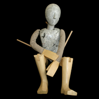 Marionnette à table